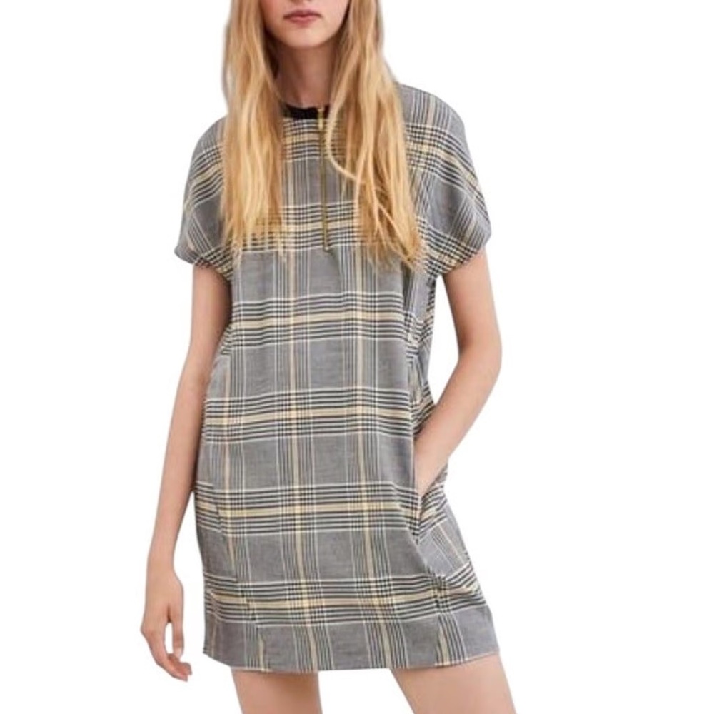 Zara plaid dress